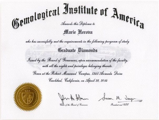 Diplomy a certifikáty